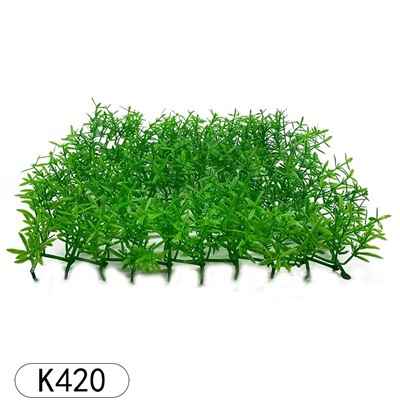 Искусственное растение для аквагрунта в виде коврика, 25х25х5 см