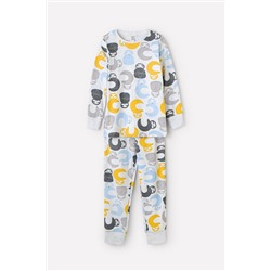 Пижама для мальчика Crockid К 1552 малыши ленивцы на меланже