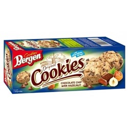 Печенье Bergen Cookies с Шоколадом и лесным орехом 135гр