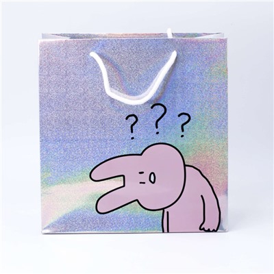 Подарочный пакет "Question Hare ???", 250*110*260MM