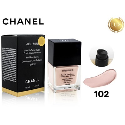 Тональный крем Chanel Subli'Mine Fond de Teint Fluide SPF20 (102)