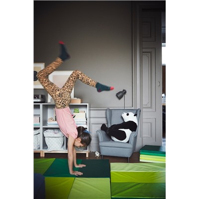PLUFSIG ПЛУФСИГ, Складной гимнастический коврик, зеленый, 78x185 см
