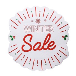 Наклейки для витрин Winter sale, 60 х 56 см