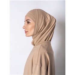 Арт. 19002 Комплект хиджаб с шапочкой. Цвет беж.