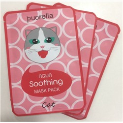 Animal Mask Cat 23g Увлажняющая тканевая маска с гиалуроновой кислотой и алоэ