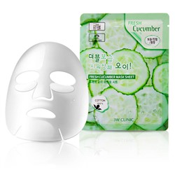 Fresh Cucumber Mask Sheet 23ml Тканевая маска для лица с экстрактом огурца