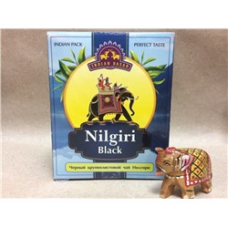 NILGIRI Black Indian Bazar (Чай Нилгири индийский черный крупнолист. байховый в коробке, Индиан Базар), 200 г.