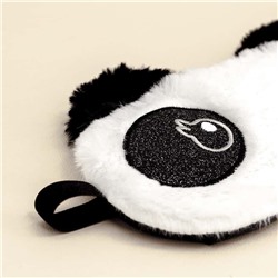 Маска для сна "Panda happy", white