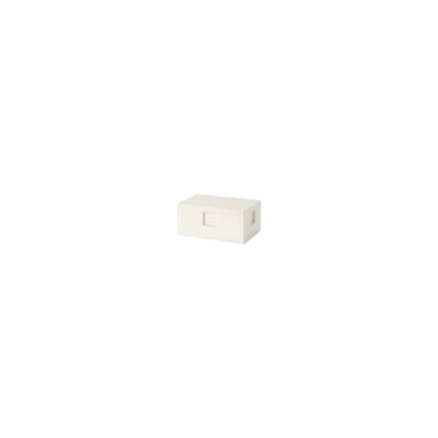 BYGGLEK БЮГГЛЕК, LEGO® контейнер с крышкой, белый, 26x18x12 см