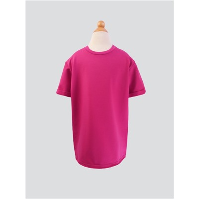 Платье-футболка, 2322, розовое