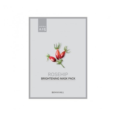 Cubra Mask ROSE HIP 23g Выравнивающая тон тканевая маска с  шиповником