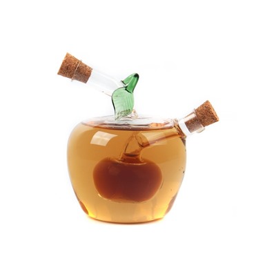 Ёмкость для масла и уксуса 2 в 1 "Яблоко", стекло, SP-673