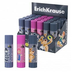 Клей-карандаш 13г ErichKrause EasyStick "Простоквашино" PVP, микс