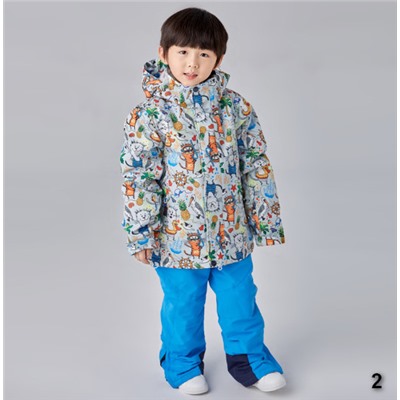 Зимний горнолыжный детский костюм для мальчика 5981