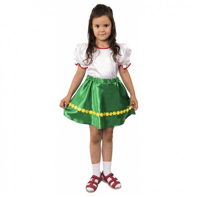 Детская юбка универсальная (зеленая)
