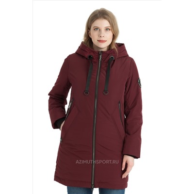 Женская удлиненная куртка-парка Alpha Endless 1019-1 (БР) Бордовый