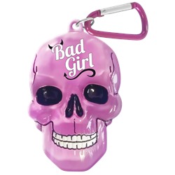 Брелок для ключей в виде черепа "Bad Girl"