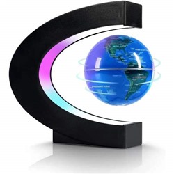 LED Ночник Magnetic levitation globes с RGB подсветкой, оригинальный дизайн диаметр глобуса 10 см оптом