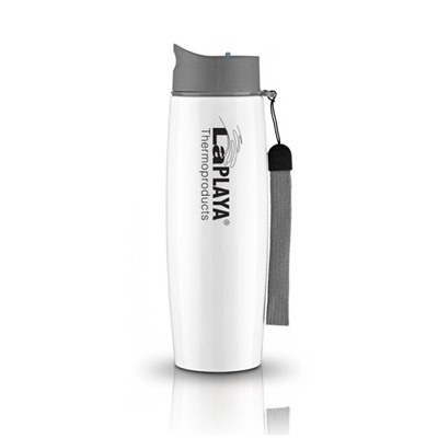 Кружка-термос из нержавеющей стали LaPlaya Thermo Mug SS Strap 0.5 L White 560062