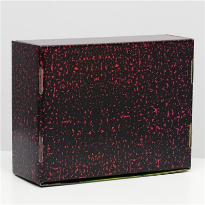 Подарочная коробка двусторонняя "Краски" 27 х 21 х 9 см