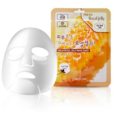 Fresh Royal Jelly Mask Sheet 23ml Тканевая маска для лица с маточным молочком