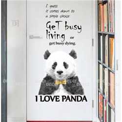 Наклейка на стену Любимчик Панда