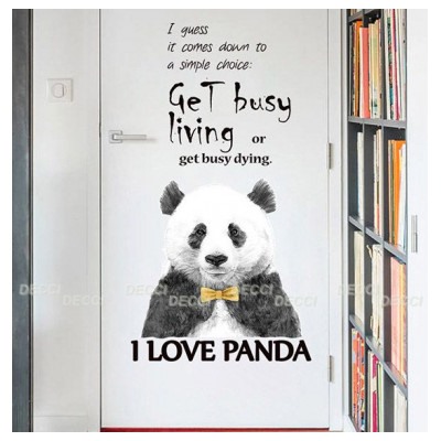 Наклейка на стену Любимчик Панда