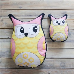 Игрушка-подушка Yellow Owl маленькая