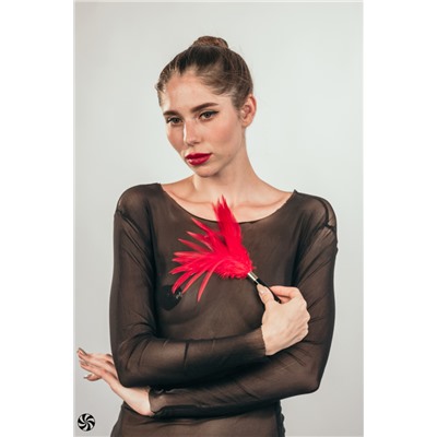 Тиклер Burlesque Plume Red 1082-01lola