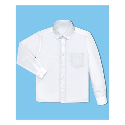 Белая рубашка для мальчика 189011-ПМ18