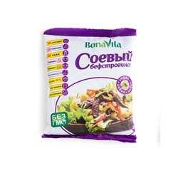 Соевое мясо "Bona Vita" Бефстроганов, 80 г