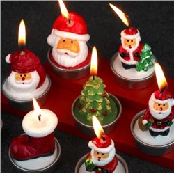Рождественские свечи-фигурки 3 шт