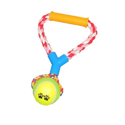 Игрушка для собак "Мяч и Канат"