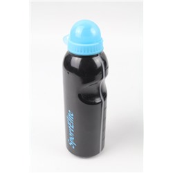 Бутылка спортивная В-300 750 мл, черный/голубой