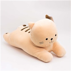 Мягкая игрушка подушка "Кот Батон", brown, 60 см