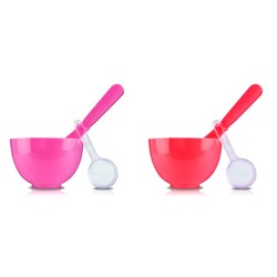 Tools Beauty Set Pink (Rubber Ball Small/Spatula middle/Measuring Cup) Набор для нанесения альгинатных масок