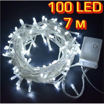 Светодиодная гирлянда Нить 100 LED, 7 м