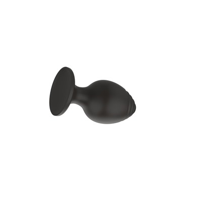 Силиконовая анальная пробка черная S (5.8*2.8cm) 3303-01