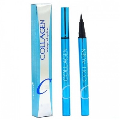 Подводка-фломастер для век Enough Collagen Waterproof Eyeliner