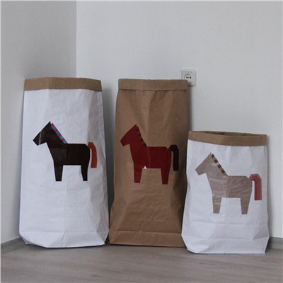 Эко-мешок для игрушек из крафт бумаги Pony