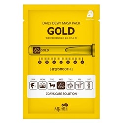 CARE DAILY DEW MASK PACK GOLD Маска тканевая c золотом 25 гр