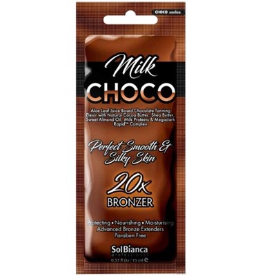 SolBianca Крем для загара в солярии «Choco Milk» с маслом какао 15 мл