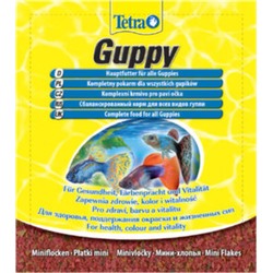 Tetra Guppy Flakes  (хлопья) 12 гр.  корм для всех видов гуппи