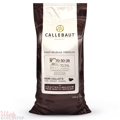 Шоколад горький Callebaut 70,4% 10кг