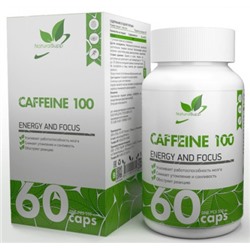 Кофеин Naturalsupp Caffeine 100 мг. 60 капс.