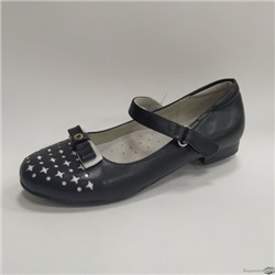 Туфли школьные Zevs  А1608-3 черный( 33-38)