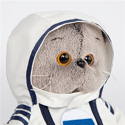 Мягкая игрушка "Басик в костюме космонавта" (25см)