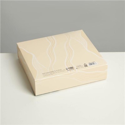Коробка складная подарочная «GIRL», 20 × 18 × 5 см