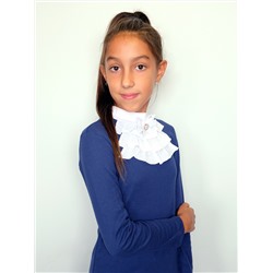 Синяя школьная блузка для девочки 83042-ДШ22