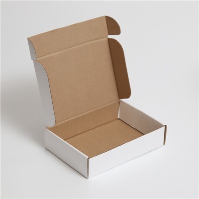 Коробка самосборная, белая, 21 х 15 х 5 см